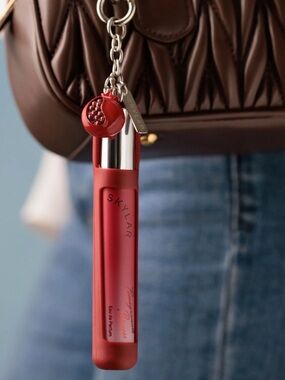 Skylar Pomegranate Princess Travel Spray & Keychain Holder